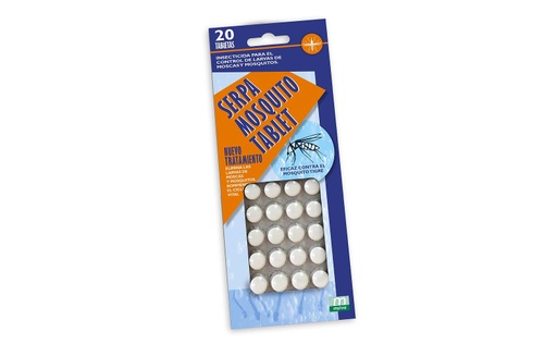 [3850] BLISTER 20 uds  SERPA MOSQUITO TABLET